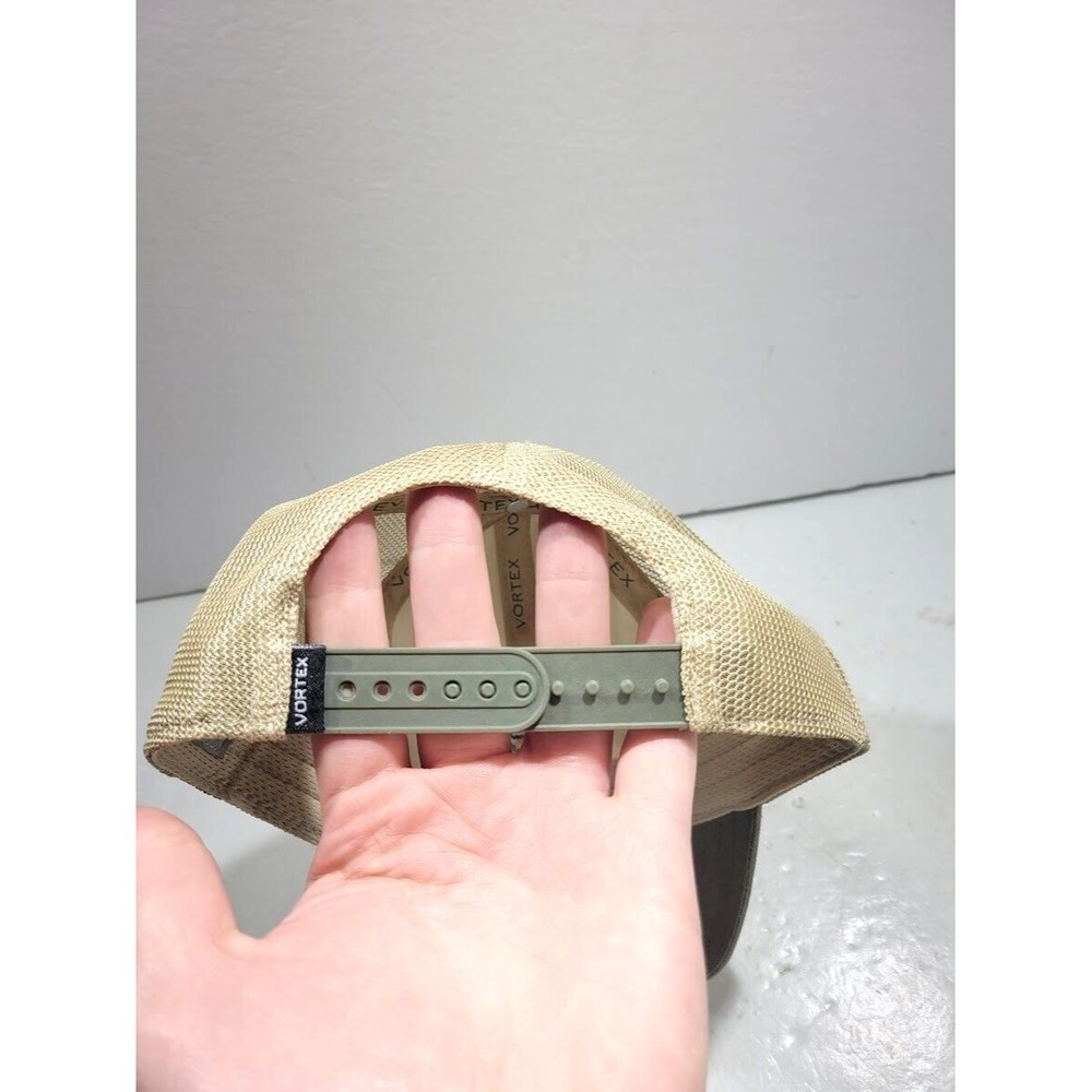Vortex Optics Olive Green & Tan Mesh Snap Back Hat - Picture 4 of 6